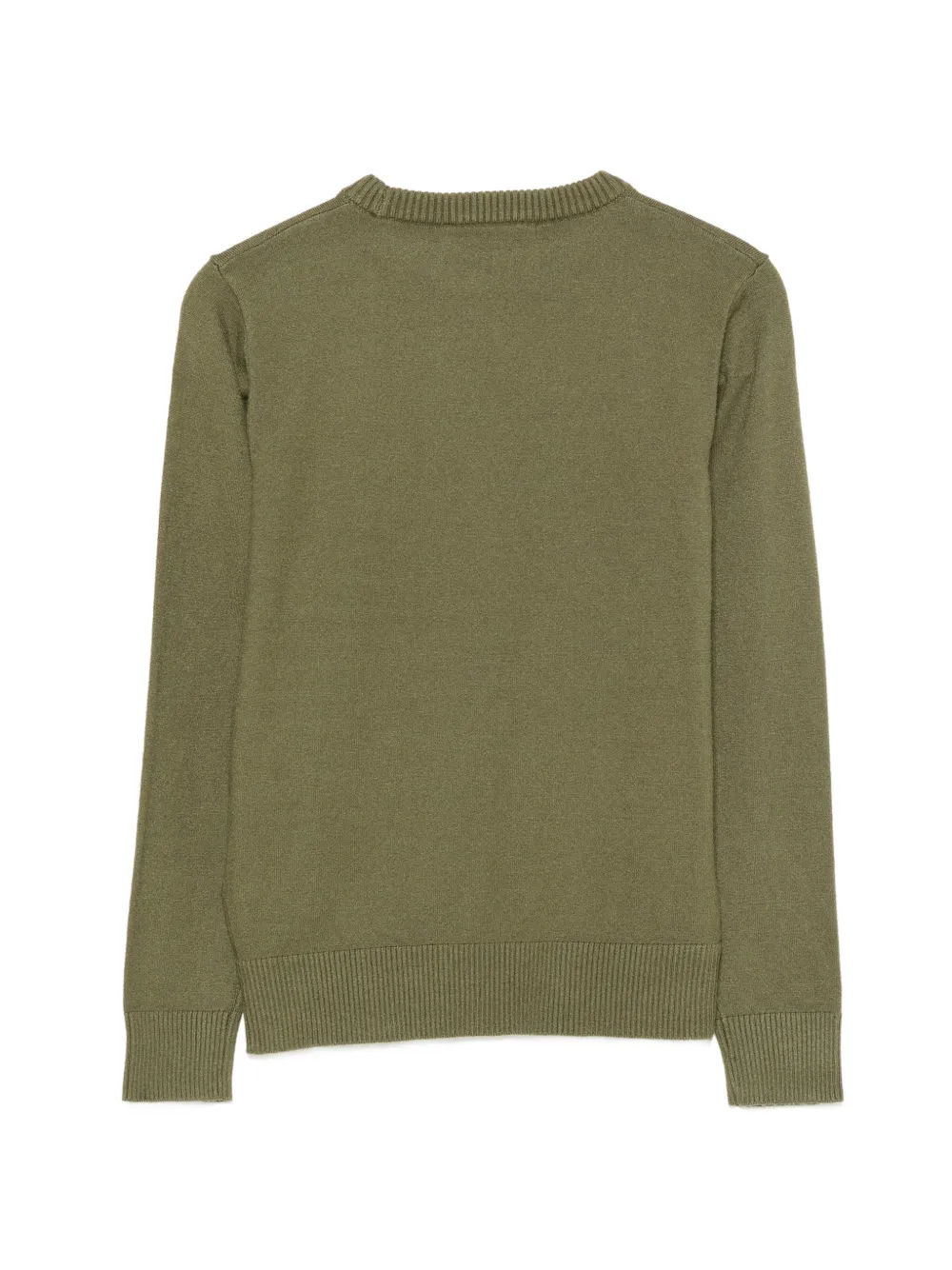 TRUSSARDI JUNIOR Trui met ronde hals en logo Groen