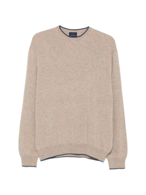 Paul & Shark long-sleeve contrast-trim sweater