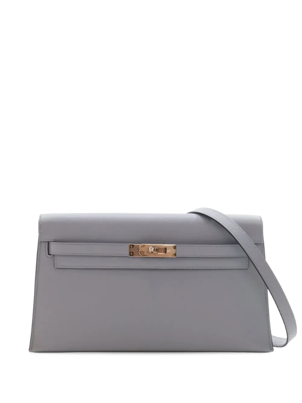 Hermès Pre-Owned 2025 Epsom Kelly Elan shoulder bag - Grigio