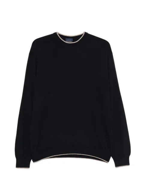 Paul & Shark contrast-trim cashmere sweater