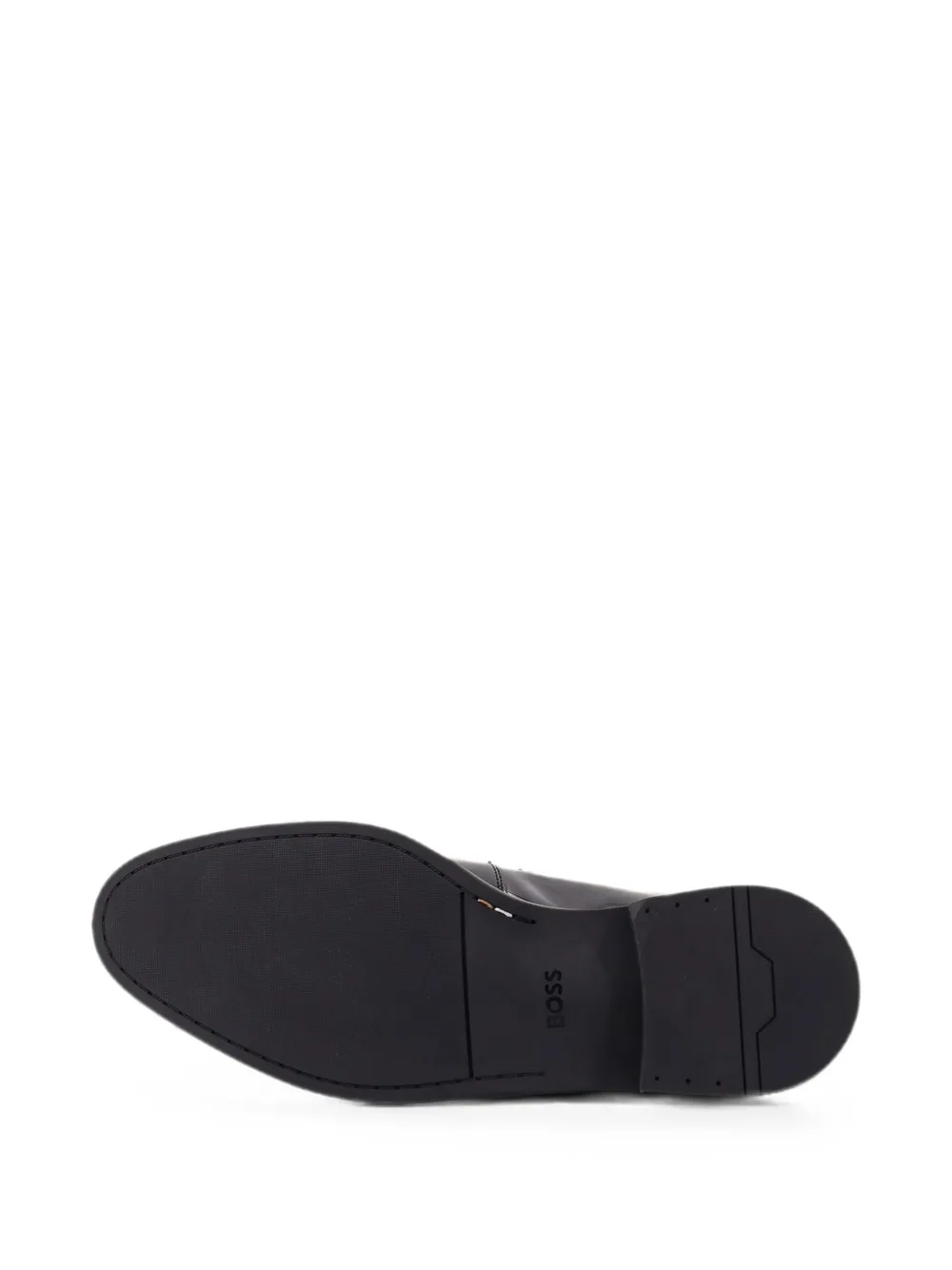 BOSS patent leather loafers Zwart