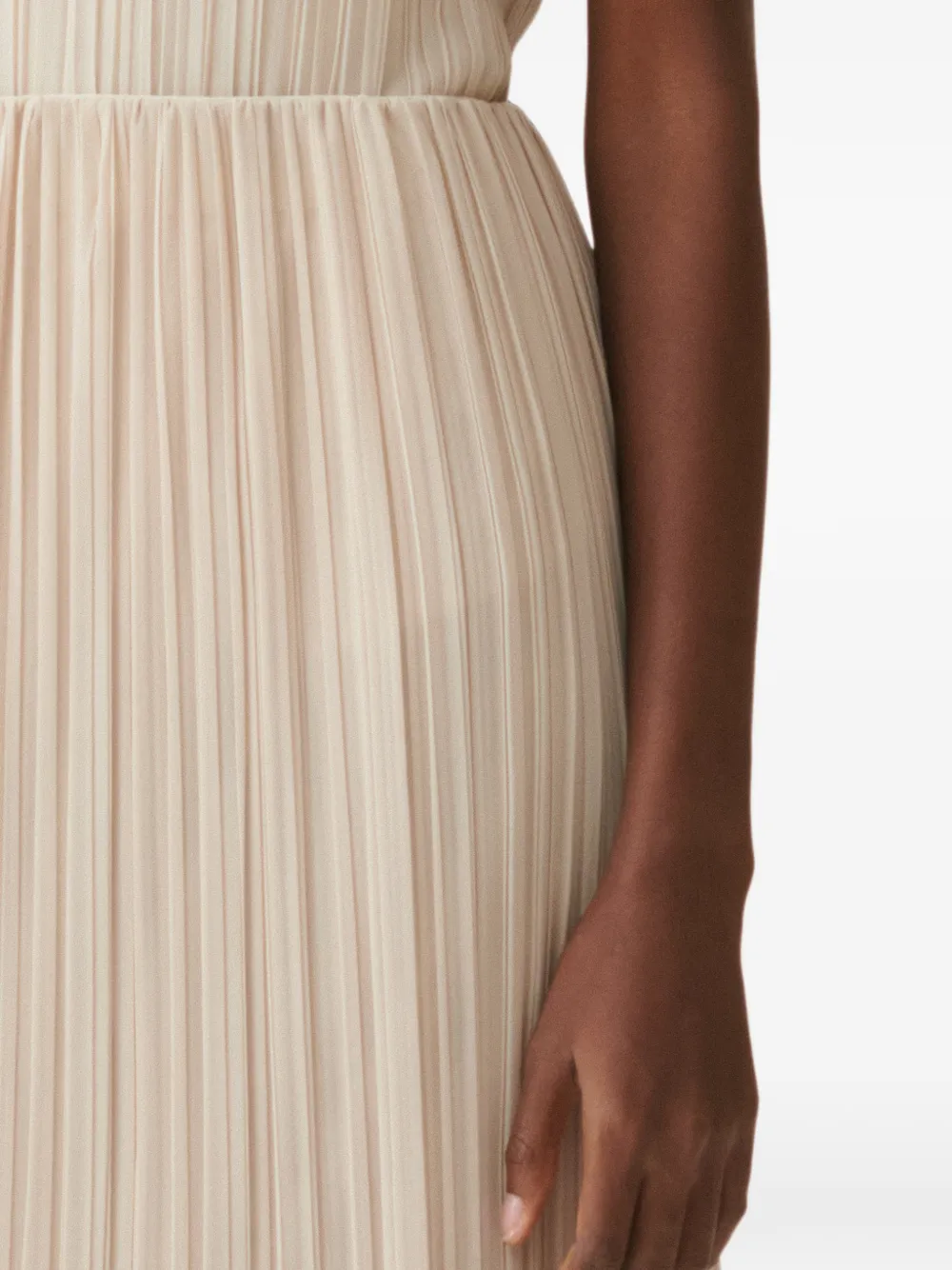 Fabiana Filippi Maxi-rok met geplooide afwerking Beige