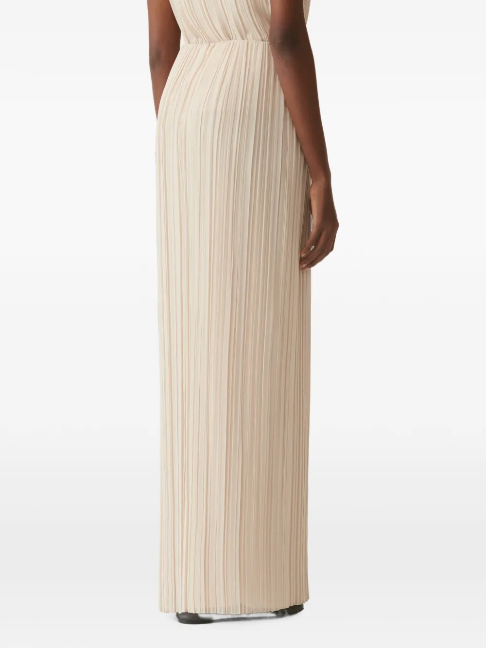 Fabiana Filippi Maxi-rok met geplooide afwerking Beige