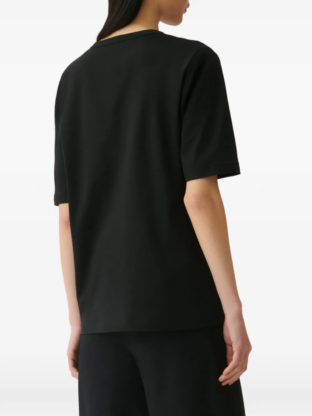 Fabiana Filippi T-shirt met pailletten Zwart