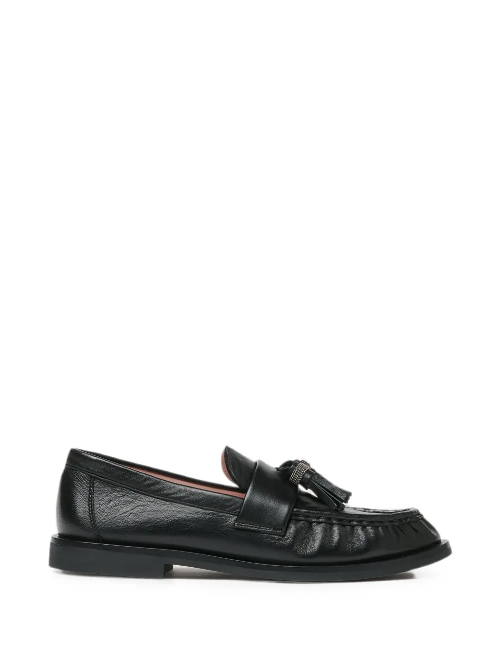 Fabiana Filippi tassel-detail loafer shoes Zwart