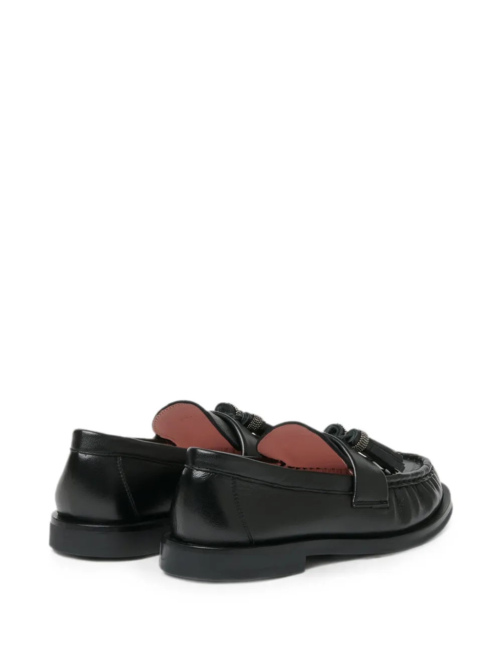 Fabiana Filippi tassel-detail loafer shoes Zwart