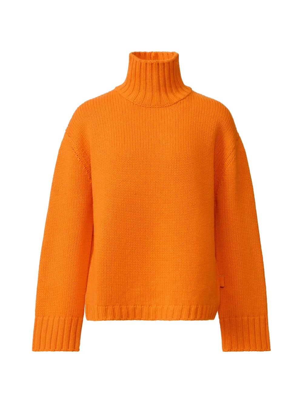 Fabiana Filippi roll-neck ribbed-knit sweater - Orange