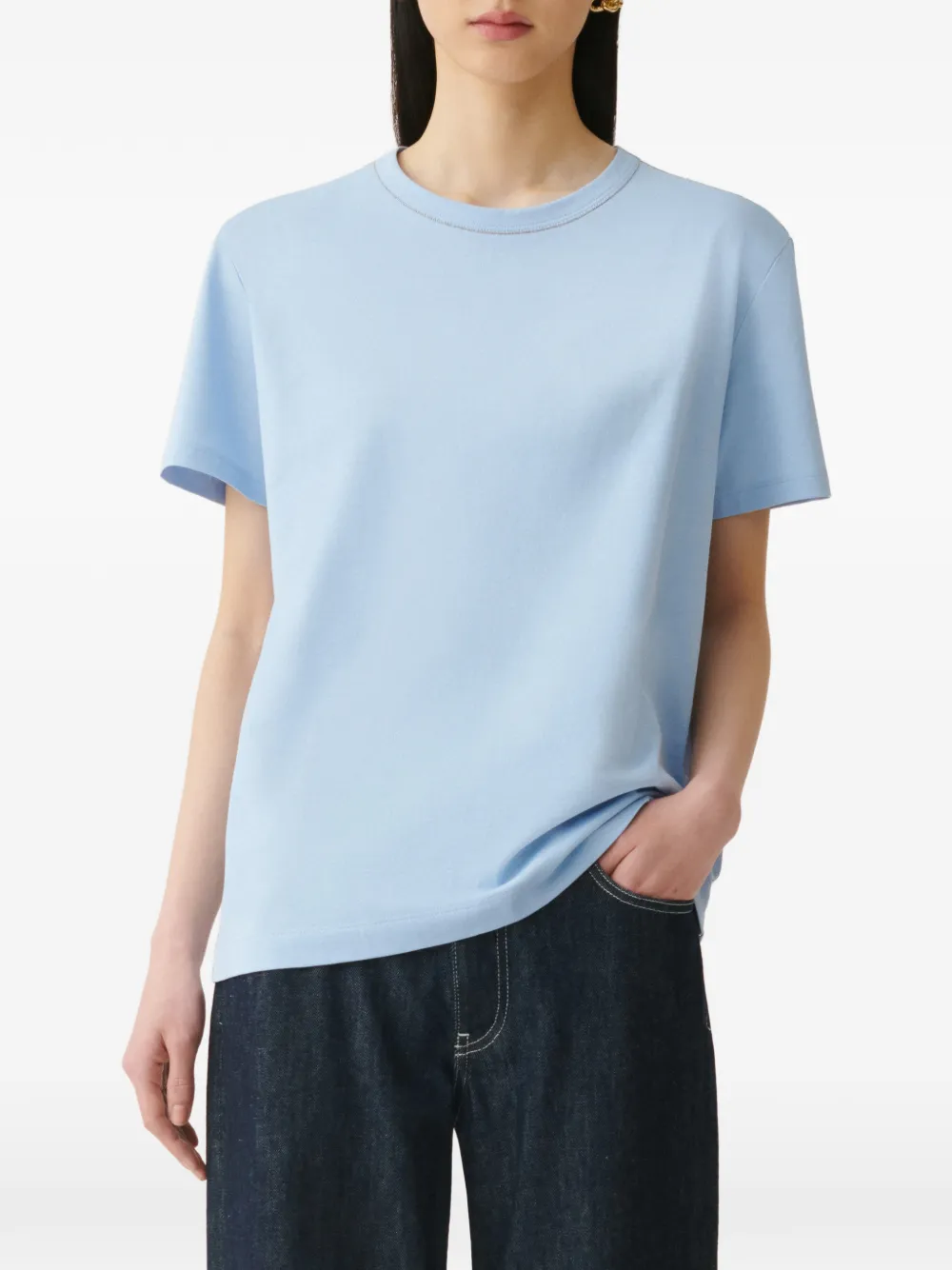 Fabiana Filippi Katoenen T-shirt Blauw