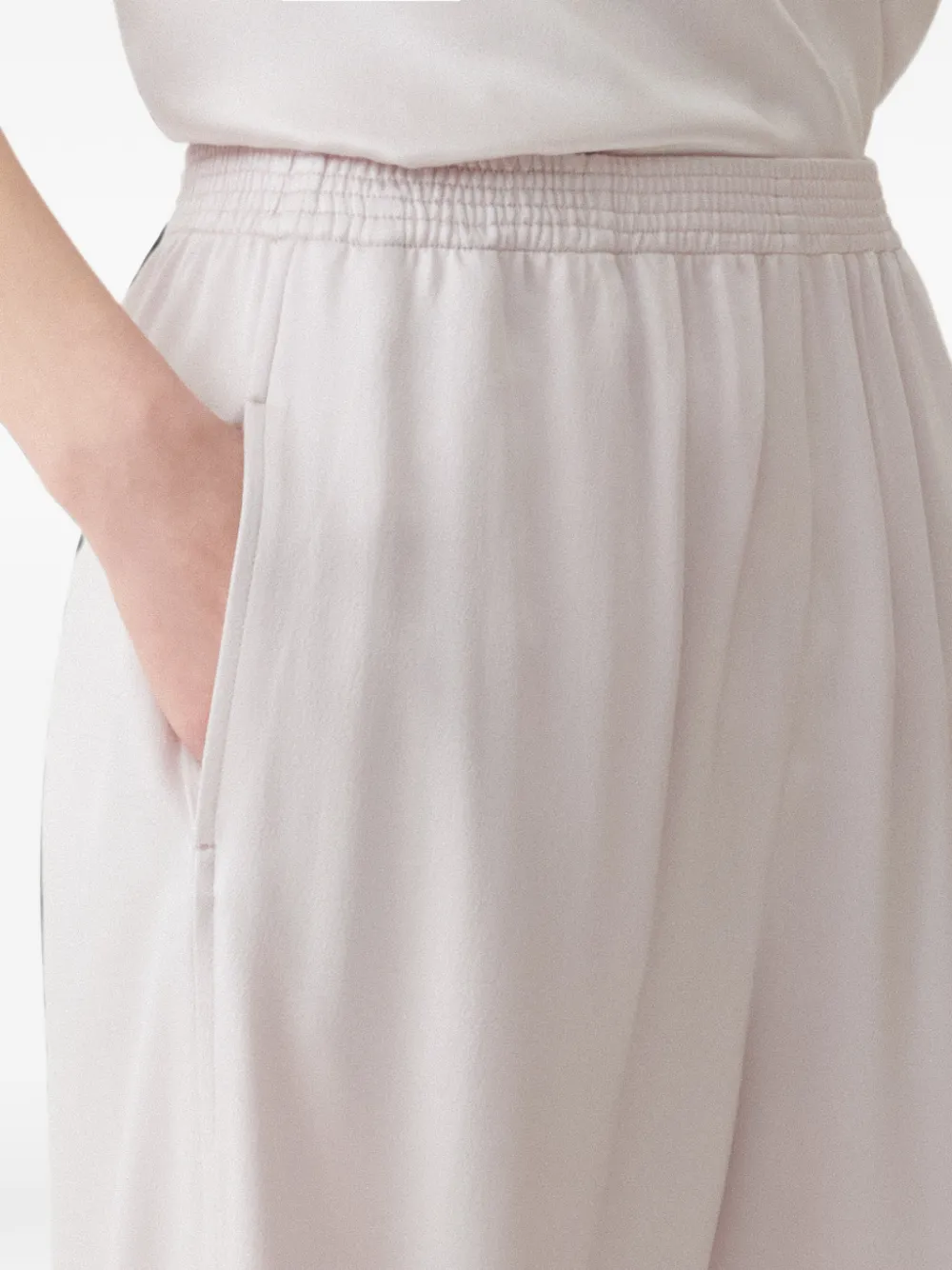 Fabiana Filippi Broek met elastische taille Roze