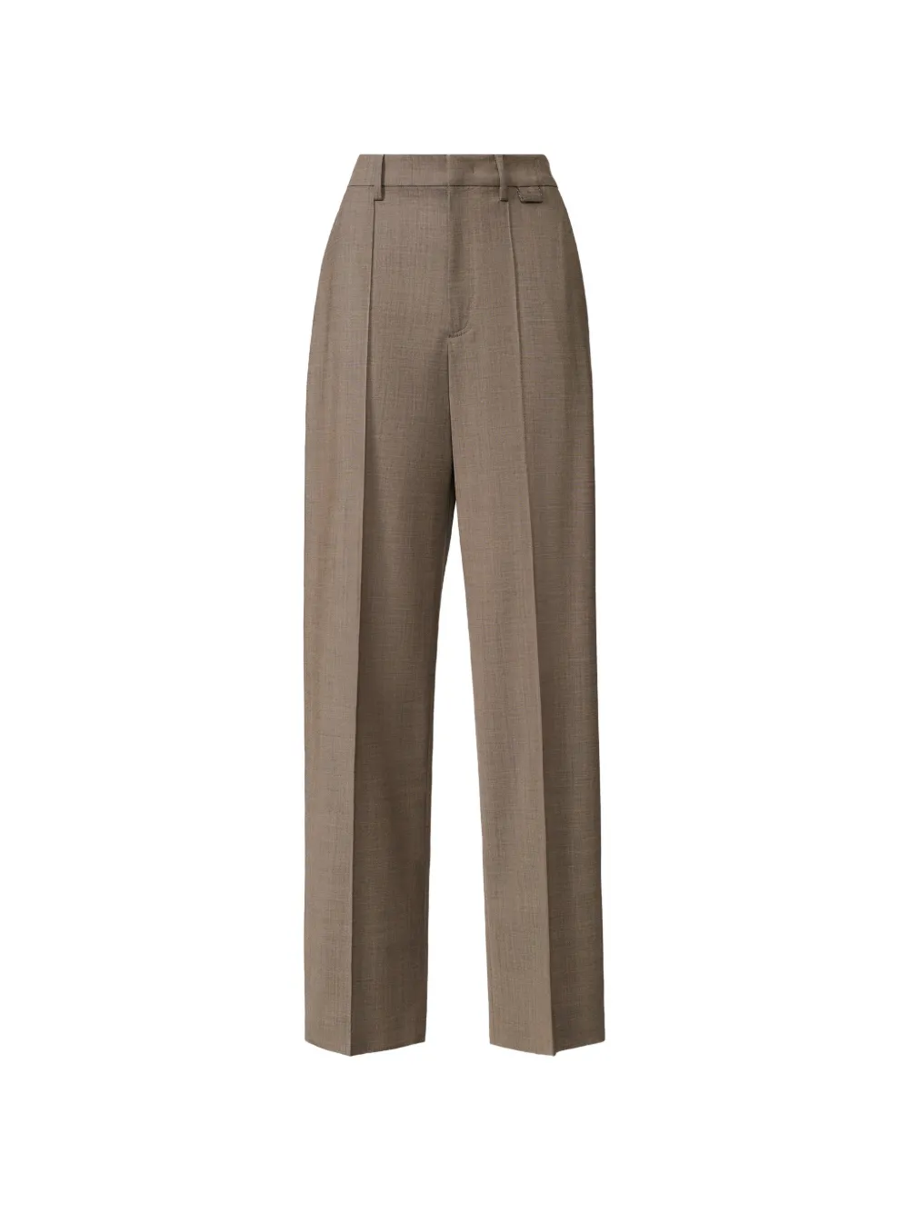 Fabiana Filippi pressed-crease straight-leg trousers Bruin