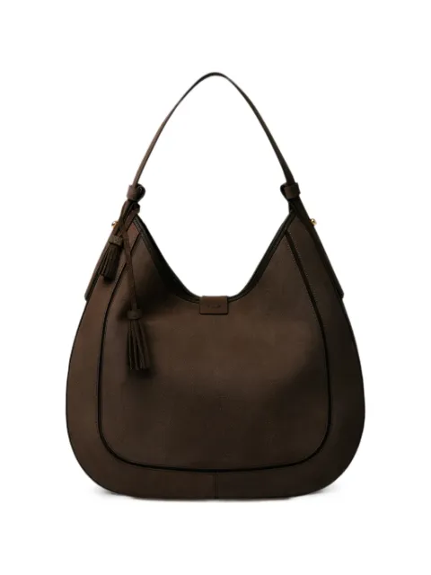 Fabiana Filippi tassel-detail suede shoulder bag