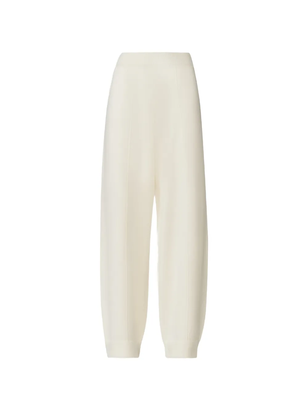 Fabiana Filippi seam-detail knit trousers - Bianco