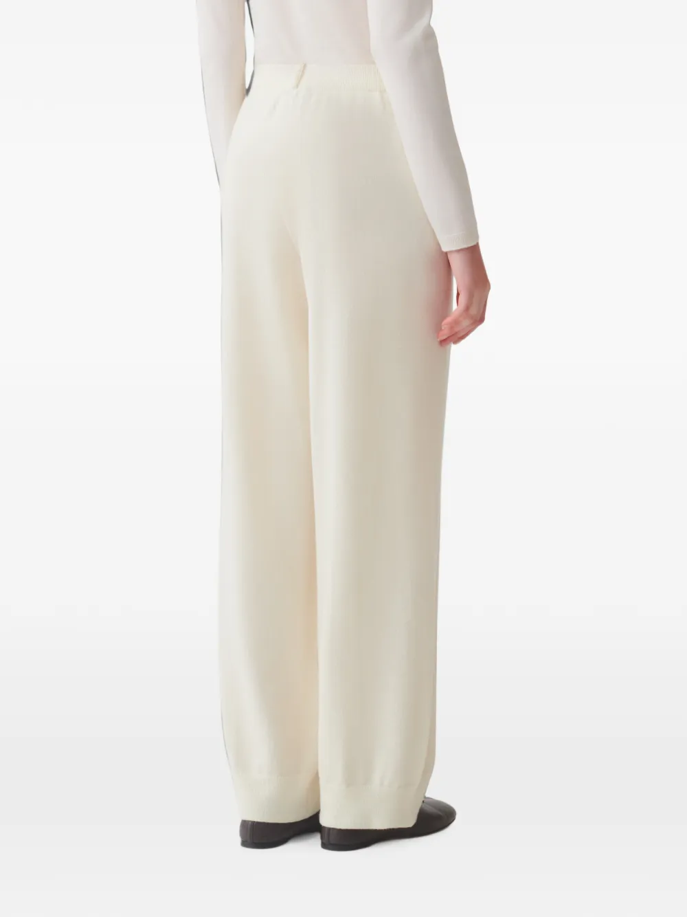 Fabiana Filippi Broek met naaddetail Wit
