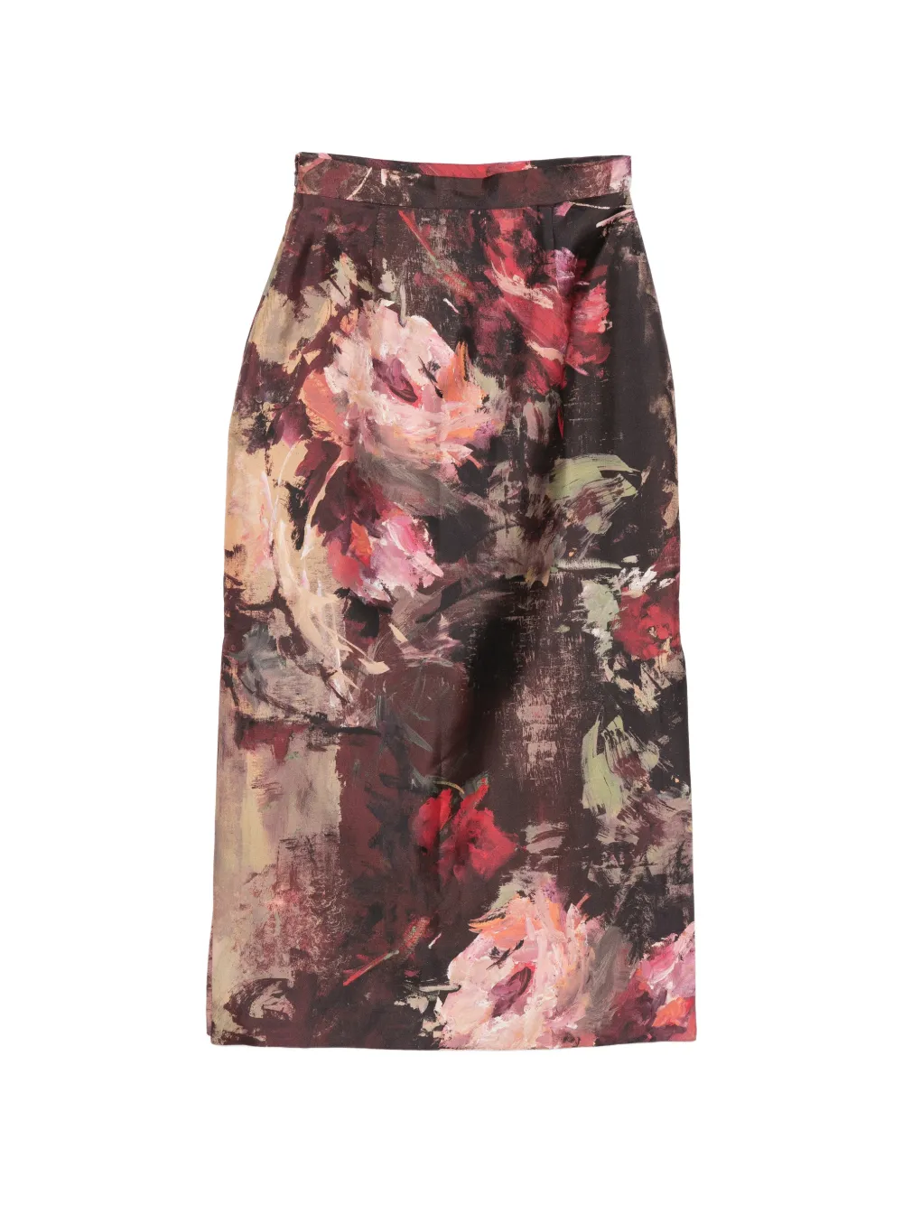 Antonio Marras Midi-jurk met bloemenprint Rood