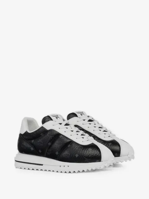 MCM Visetos-print panelled sneakers