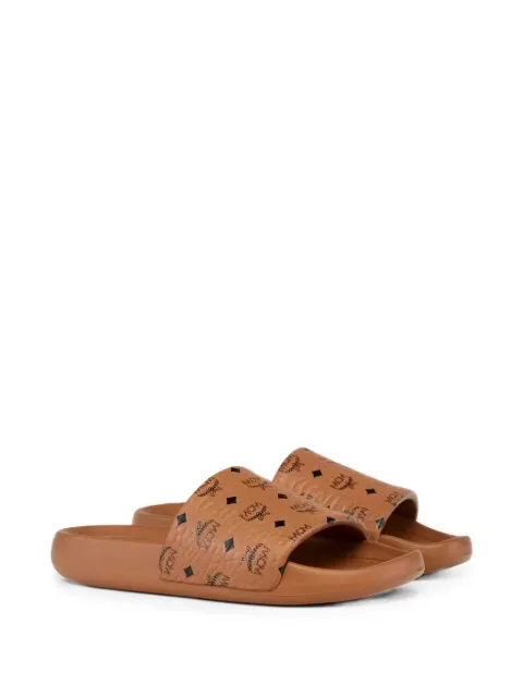 MCM sandalias con estampado Visetos
