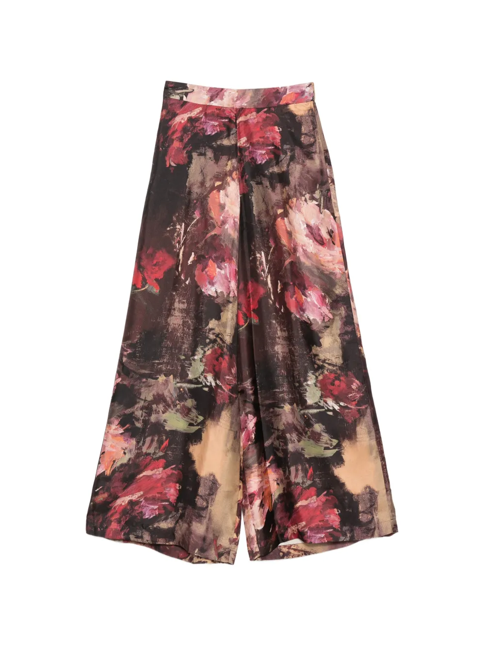 Antonio Marras floral-print palazzo pants - Rot