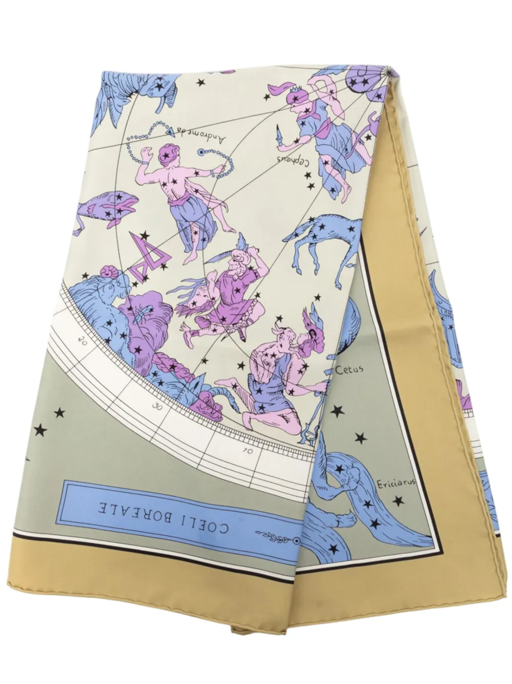 Hermès Pre-Owned 1998-2007 Hemisphaerium Coeli Boreale Silk Scarf 90 scarves - Toni neutri