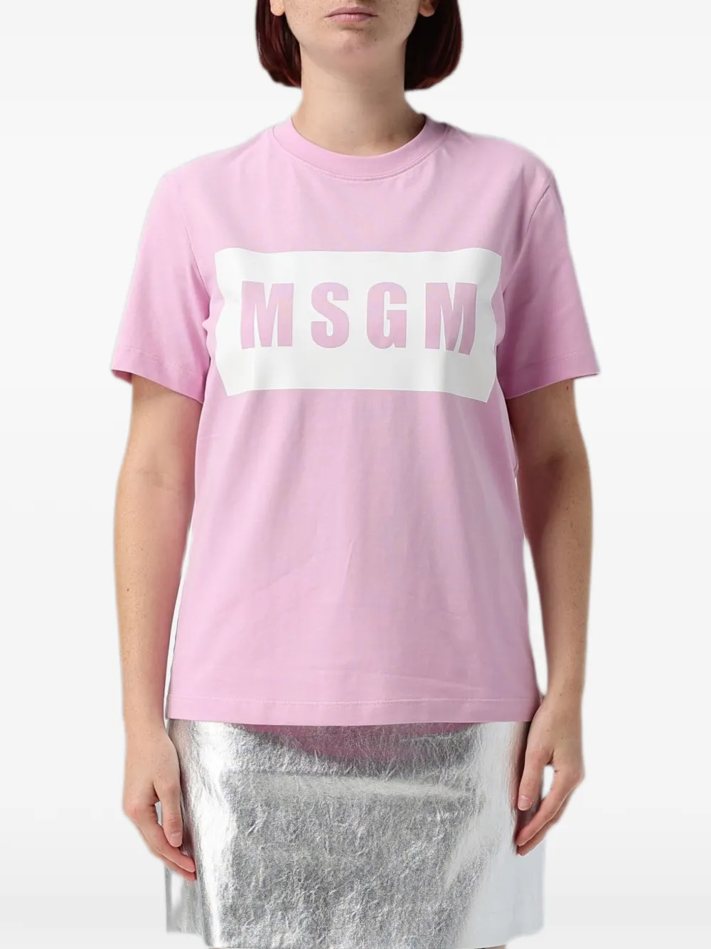 MSGM logo-print cotton T-shirt