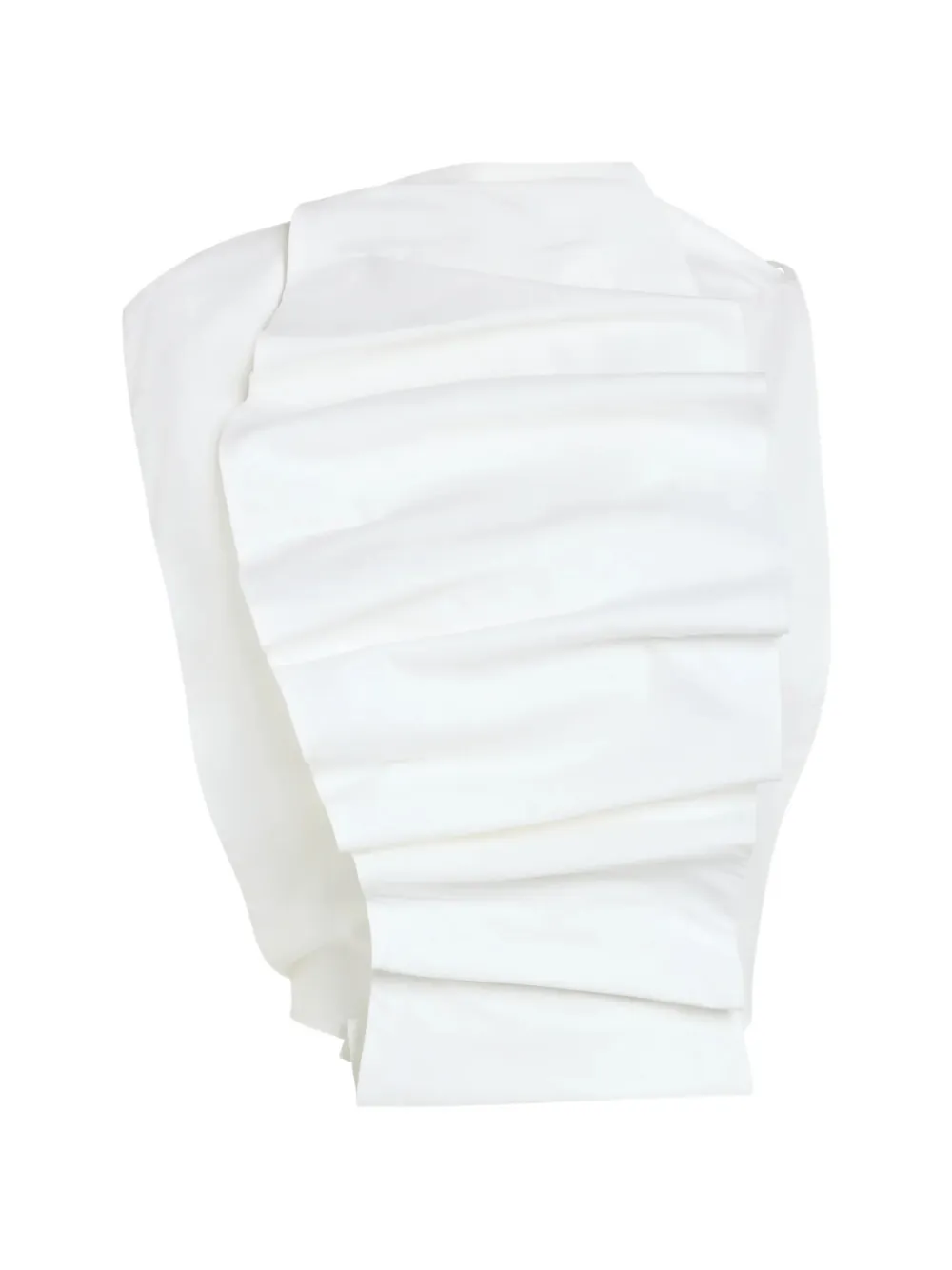 A.W.A.K.E. Mode Blusa con design a incrocio - Bianco