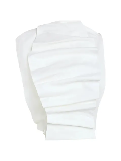 A.W.A.K.E. Mode crossover-strap blouse