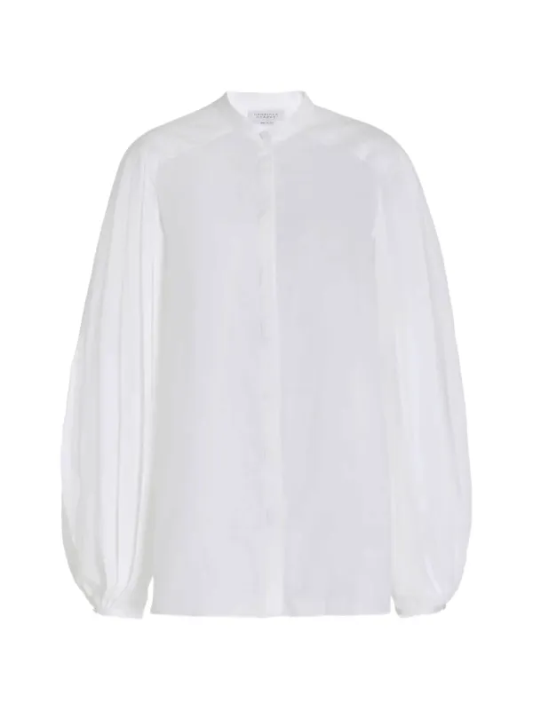 Gabriela Hearst Laetitia Shirt in White