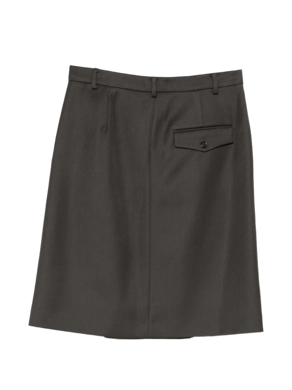 pushBUTTON Gesmockte plooirok Grijs