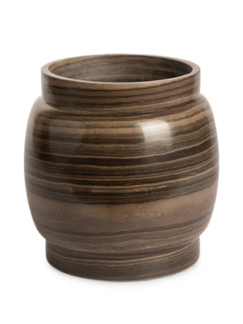Editions Milano medium Stone polished marble vase