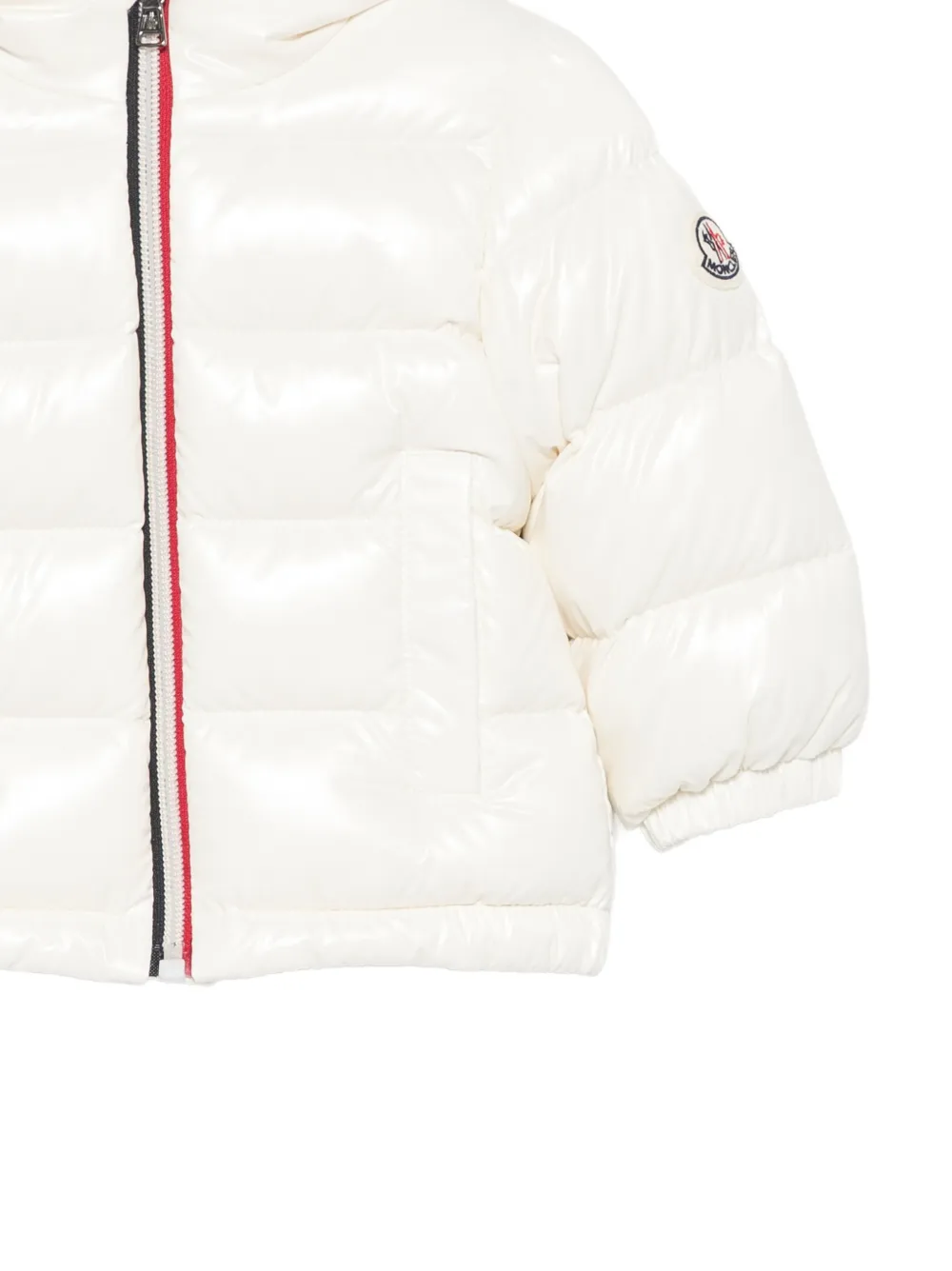 Moncler Enfant Jack met capuchon Wit