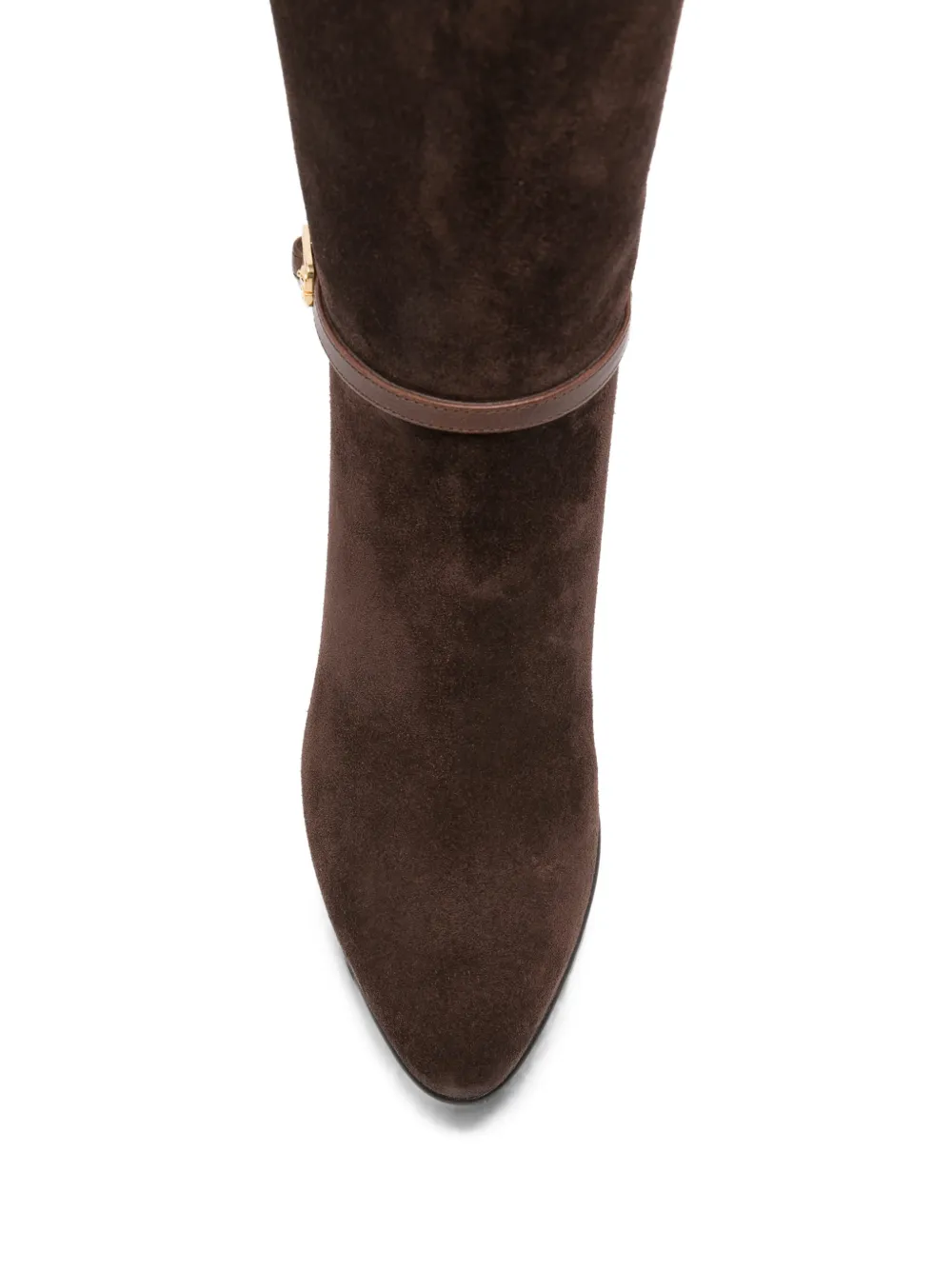 Valentino Garavani Pattie VLogo Signature buckled boots Bruin