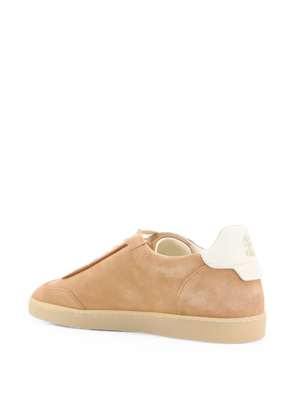 Brunello Cucinelli suede panelled sneakers Beige
