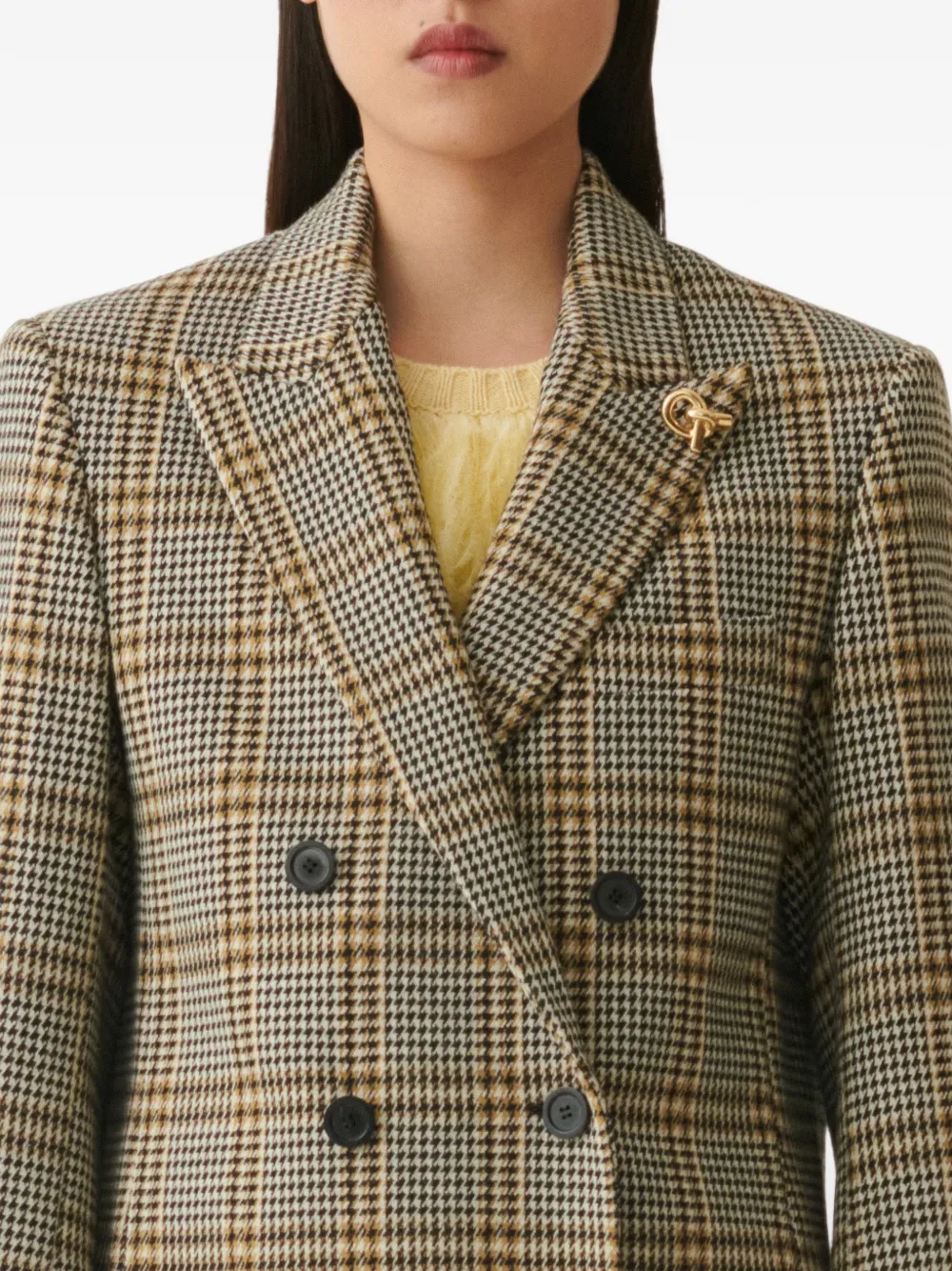 Fabiana Filippi Geruite blazer Grijs
