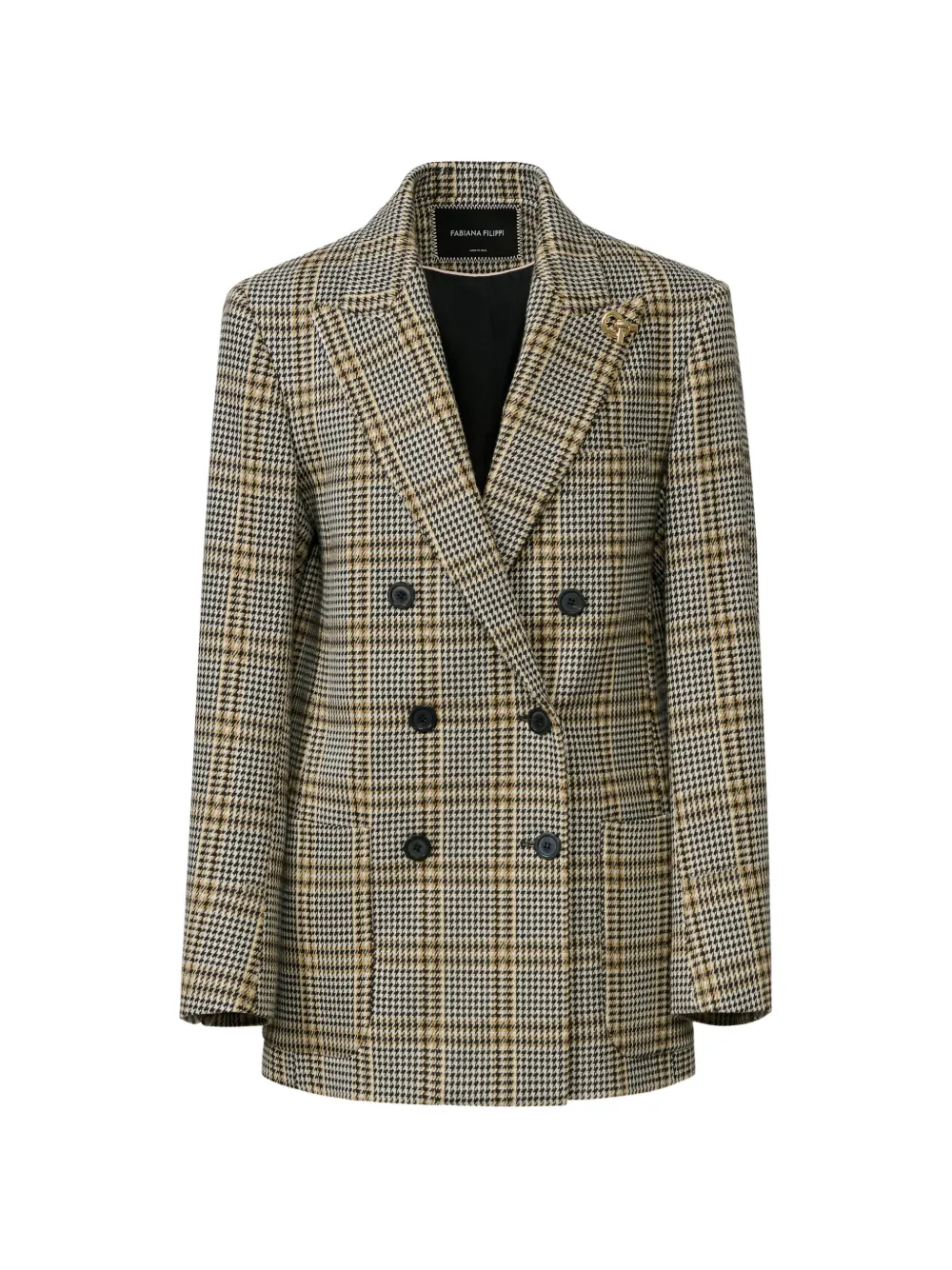 Fabiana Filippi double-breasted check blazer