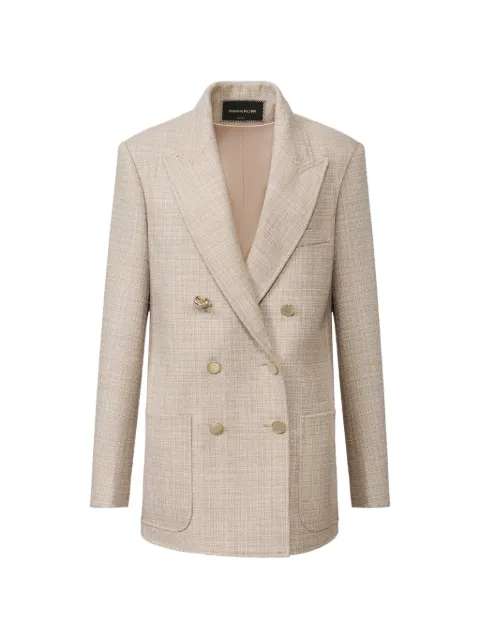 Fabiana Filippi double-breasted peak-lapels blazer