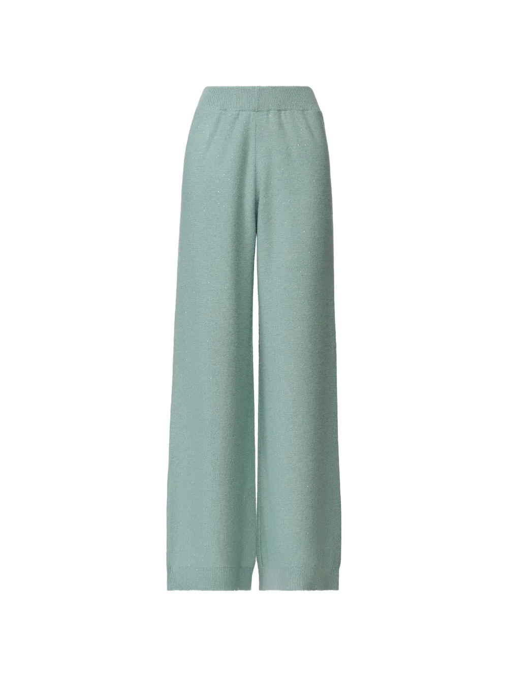 Fabiana Filippi sequin-embellished knitted trousers - Blu