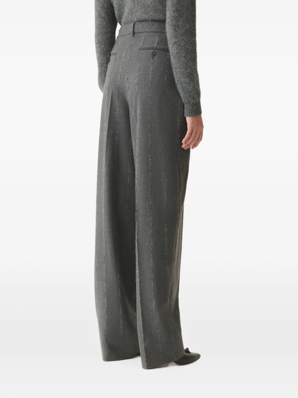 Fabiana Filippi Broek met krijtstreep Grijs