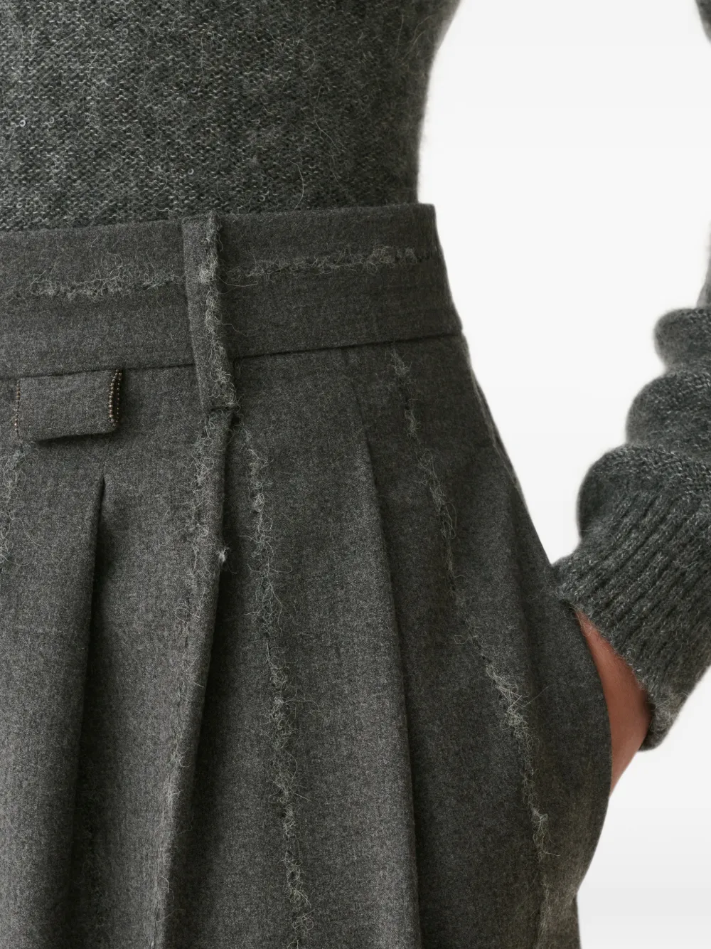 Fabiana Filippi Broek met krijtstreep Grijs