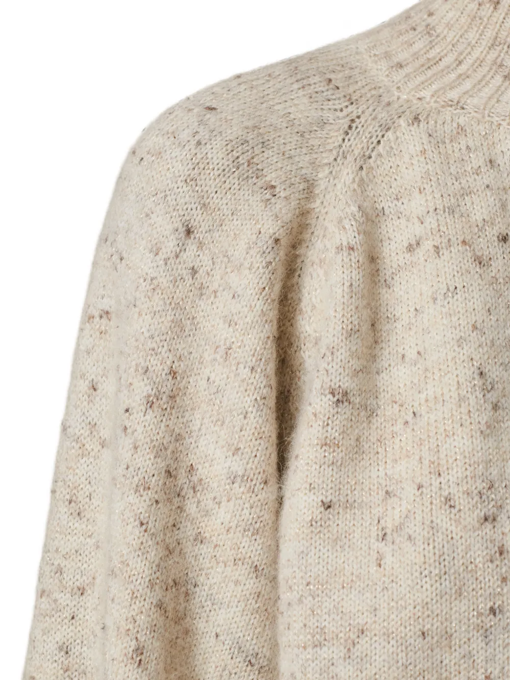 Fabiana Filippi Gebreid vest met vlekken Beige