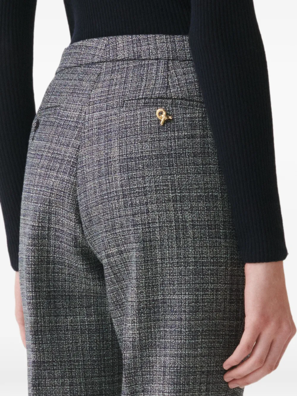 Fabiana Filippi Tweed pantalon Grijs