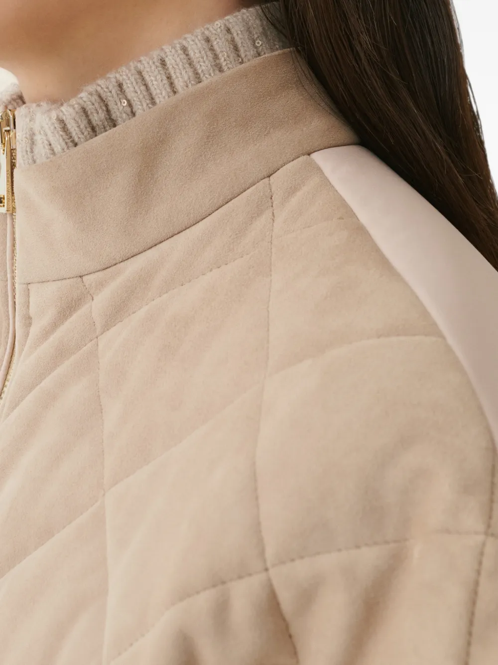 Fabiana Filippi Gewatteerde bodywarmer Beige