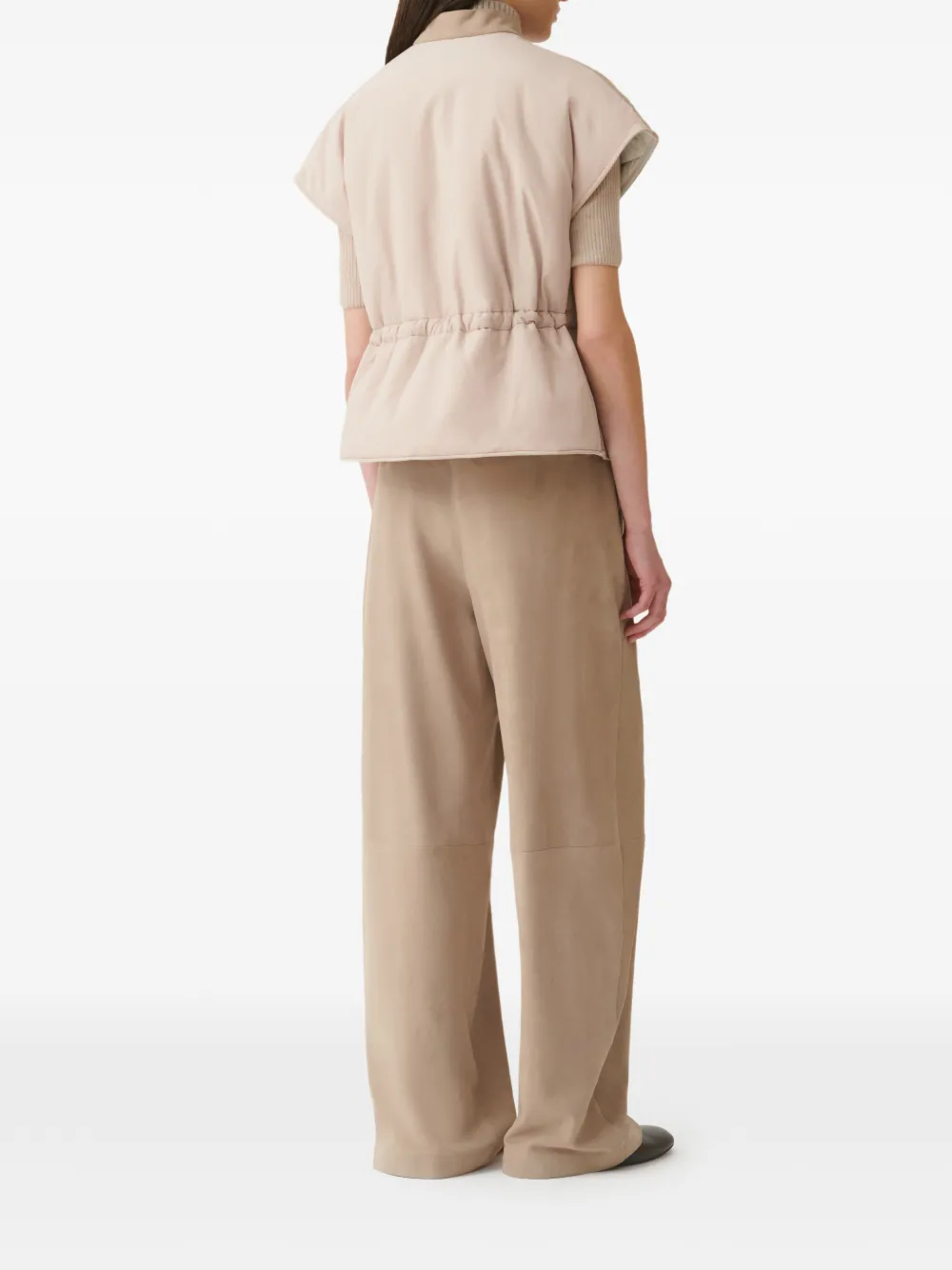 Fabiana Filippi Gewatteerde bodywarmer Beige
