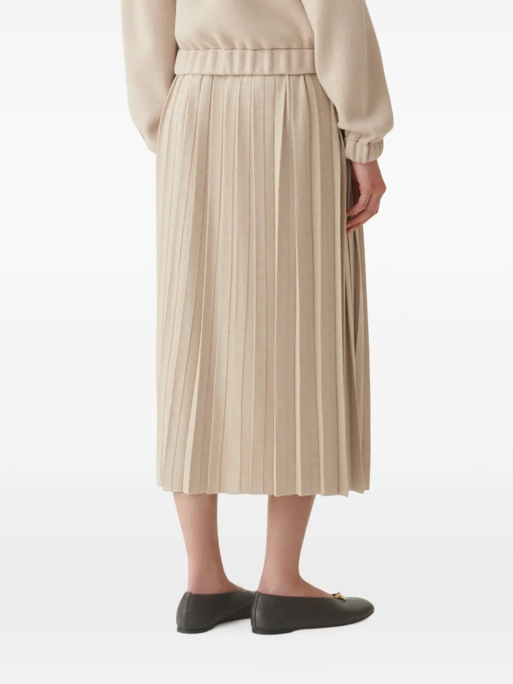 Fabiana Filippi Jack met vlakken Beige