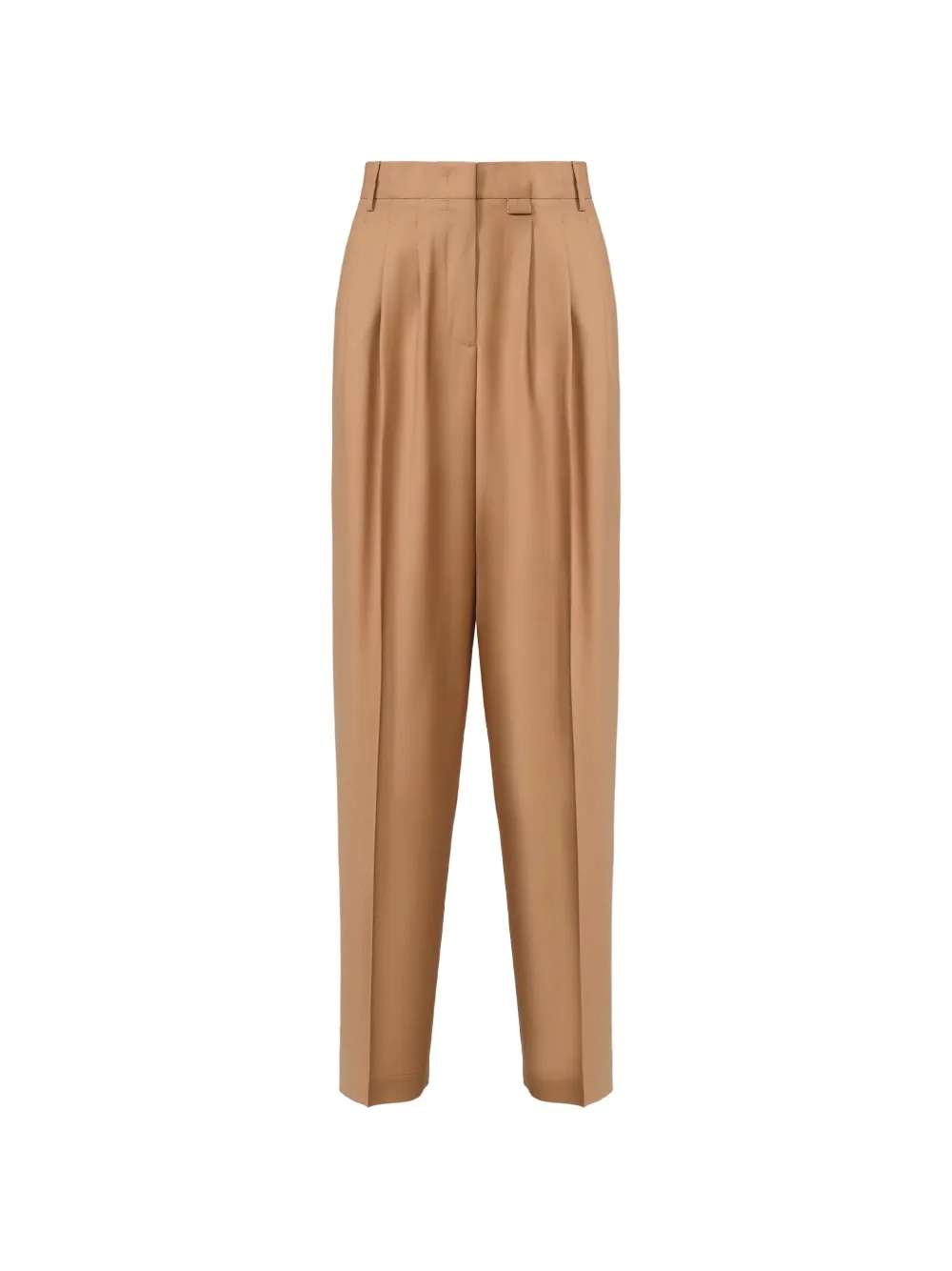 Fabiana Filippi pleated wide-leg trousers - Marron Fabiana Filippi pleated wide-leg trousers - Marron