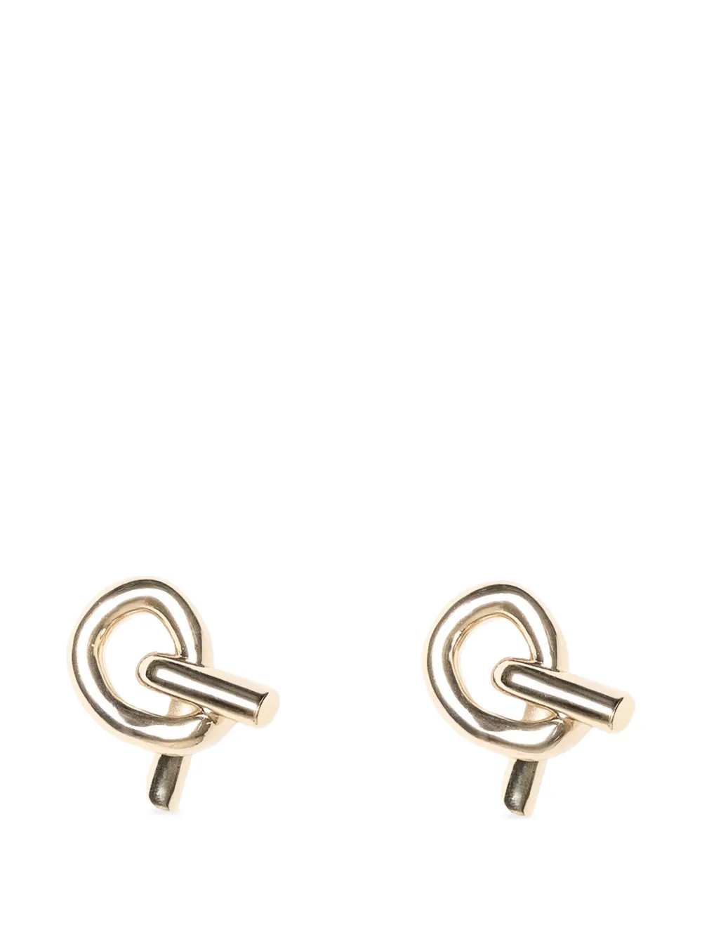 Fabiana Filippi knot-detail earrings - Gold