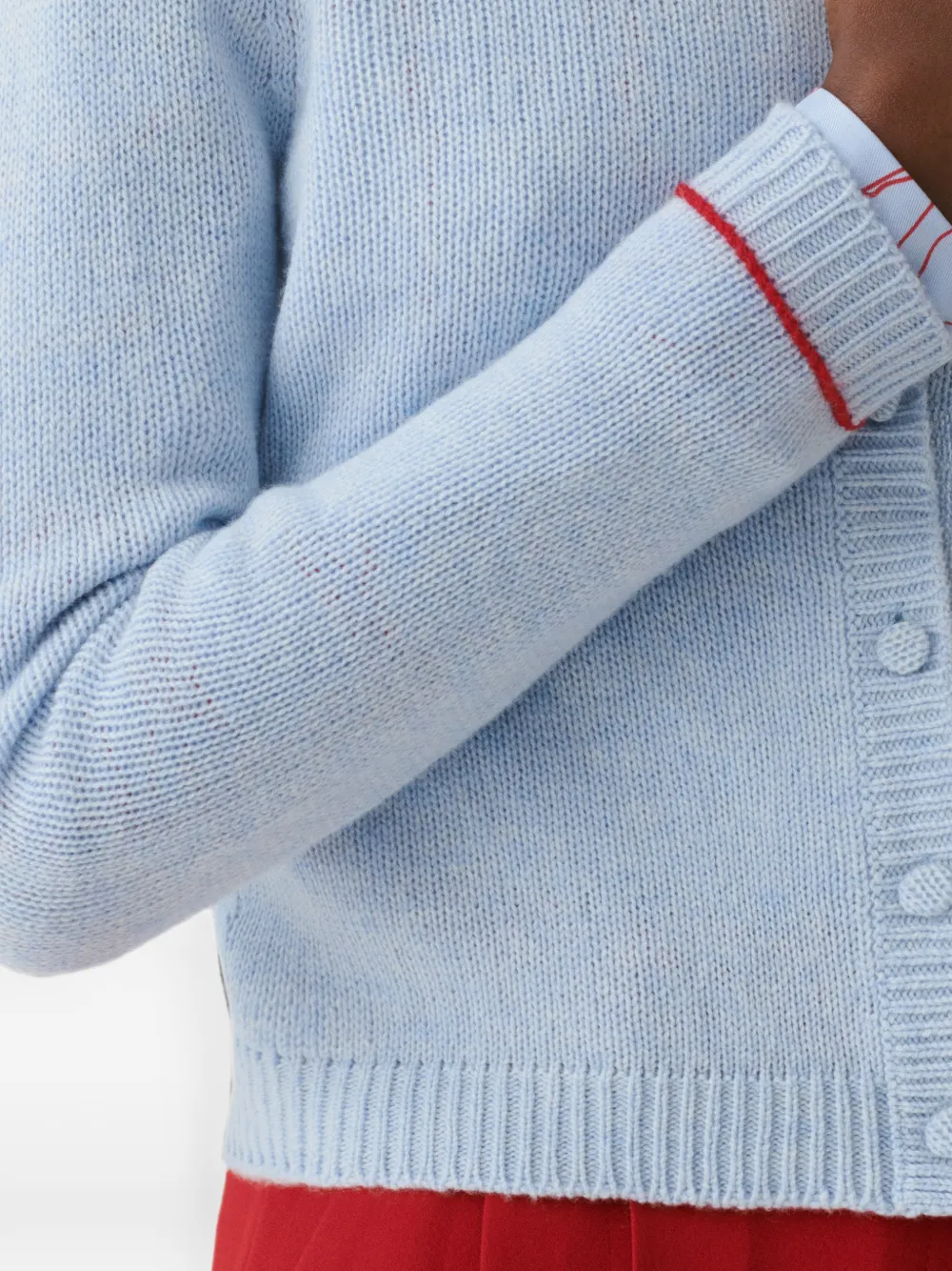 Fabiana Filippi Vest met contrasterende afwerking Blauw