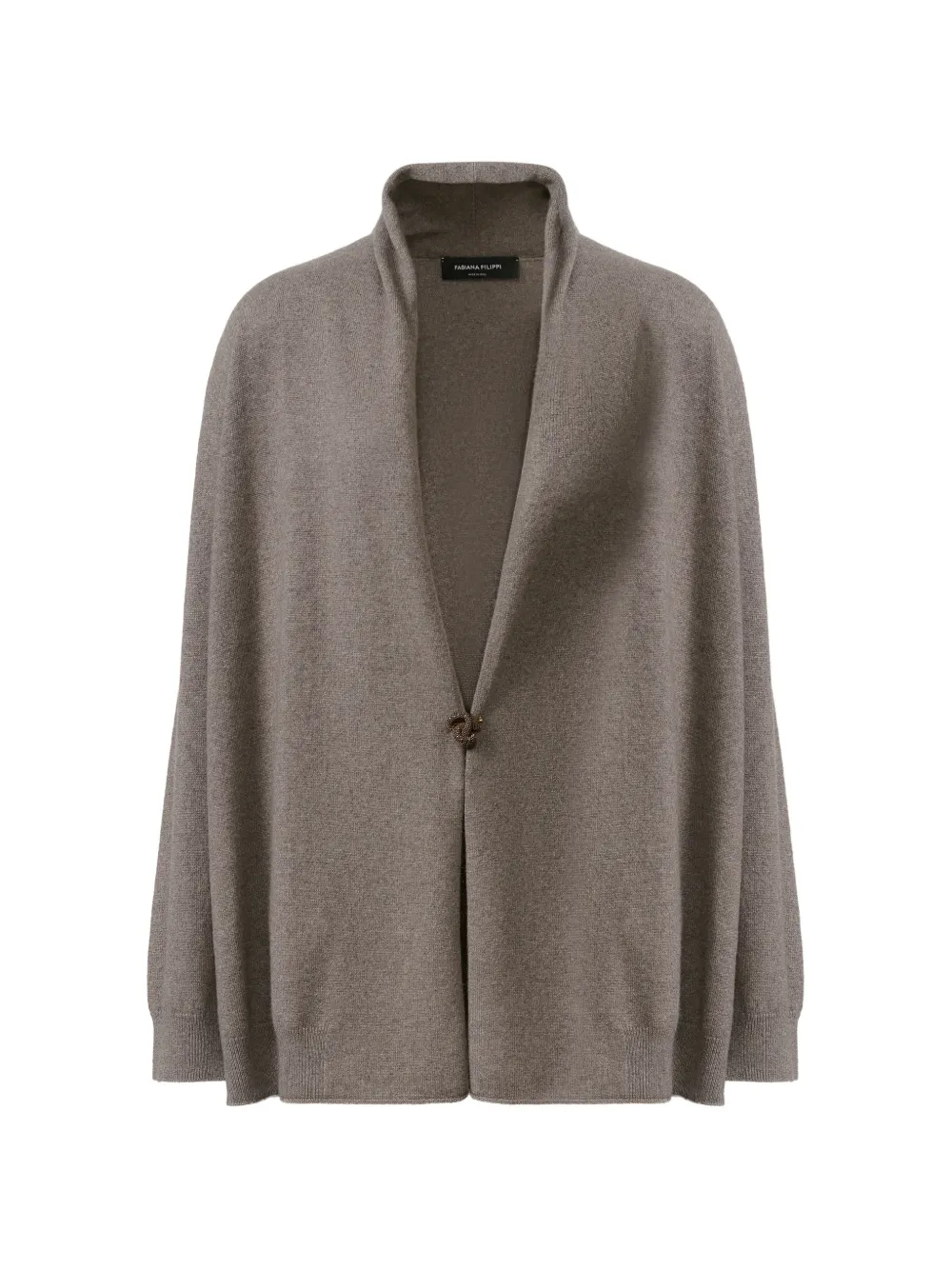 Fabiana Filippi embellished-toggle cardigan - Neutrals