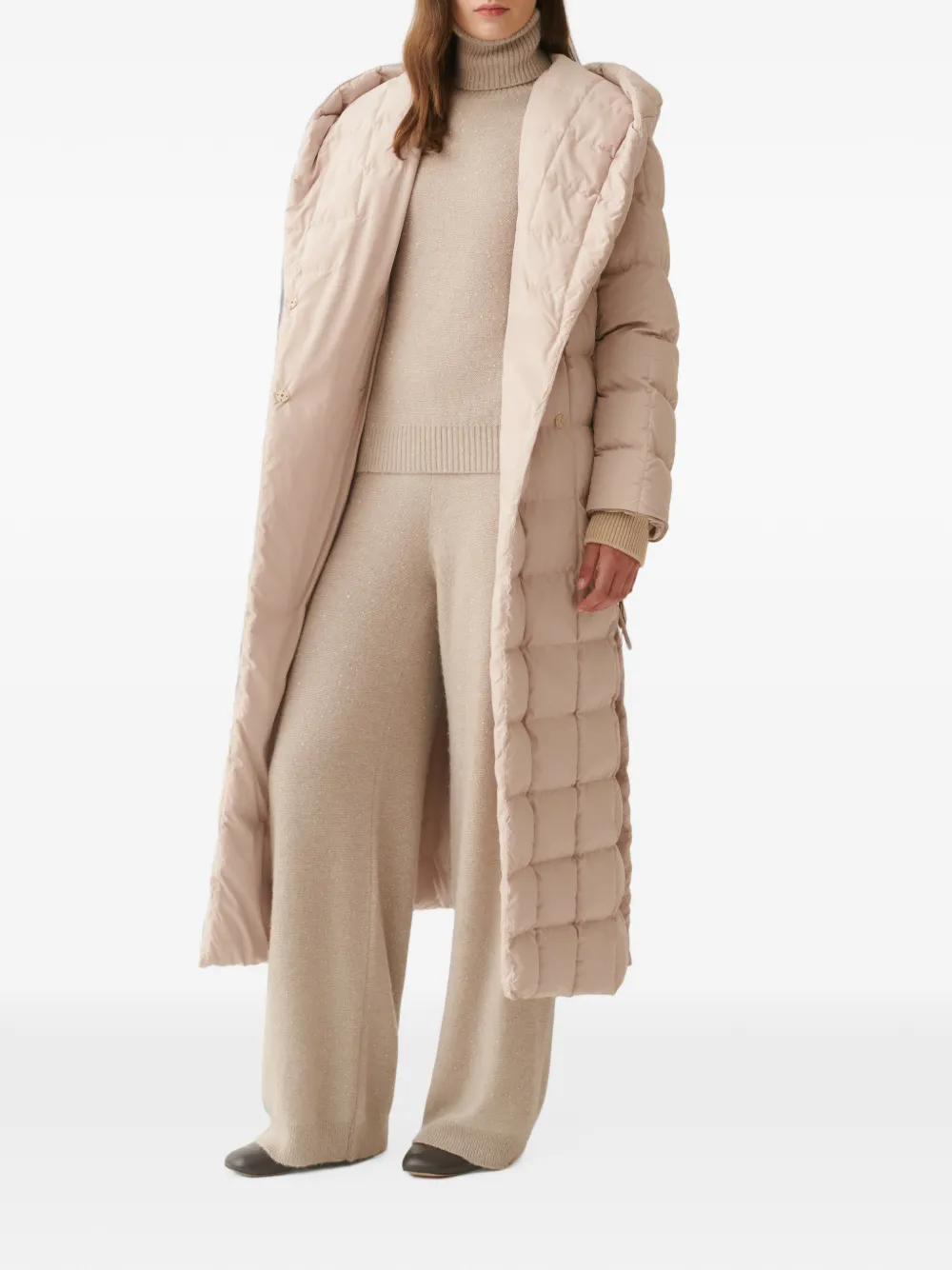 Fabiana Filippi Coltrui verfraaid met pailletten Beige