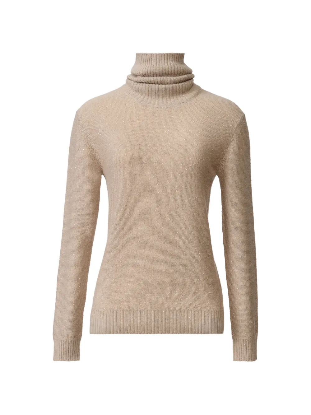 Fabiana Filippi sequin-embellished roll-neck sweater