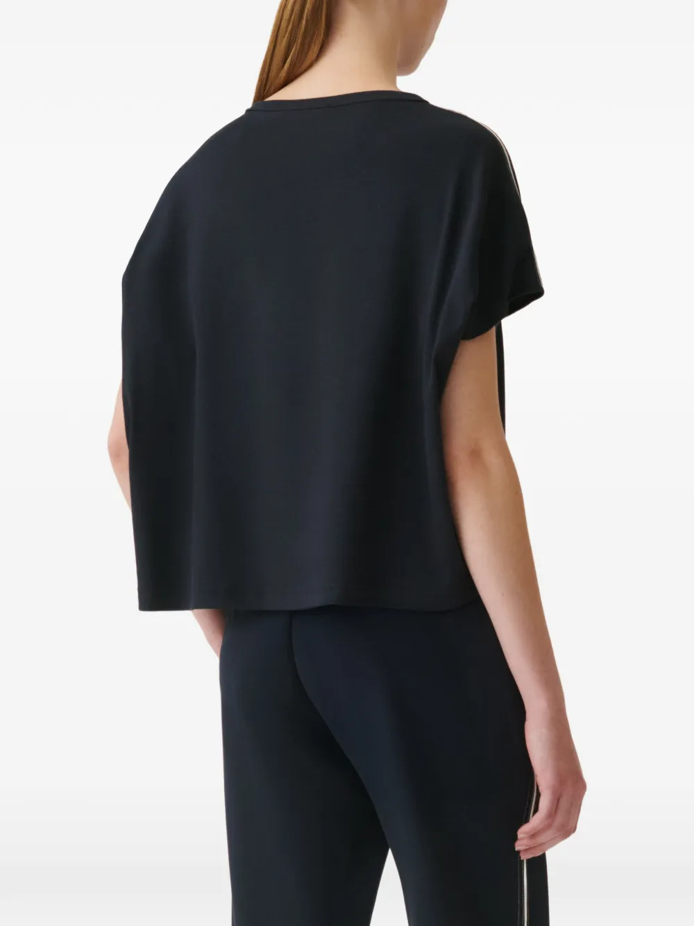 Fabiana Filippi T-shirt met streepdetail Blauw