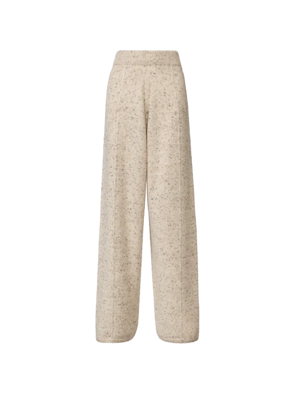 Fabiana Filippi marl-knit wide-leg trousers - Toni neutri